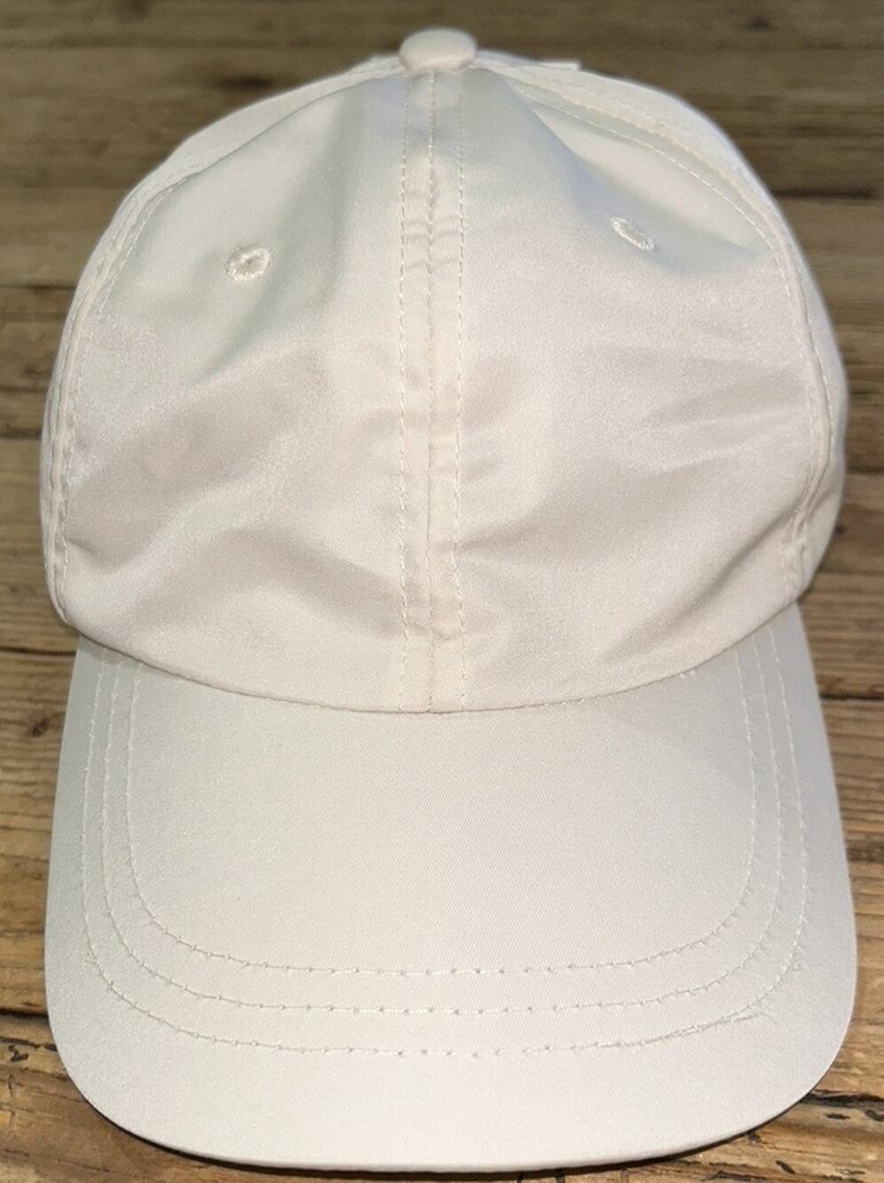 La Valentina Ivory Women’s Hat Adjustable Strap NWT